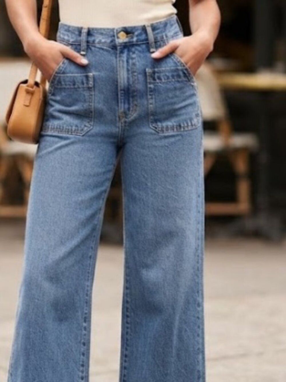 Able Leah Sailor Wide Leg Jeans 27